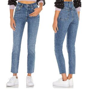 Free People x We The Free High-Waisted Distressed Stella Skinny Jeans